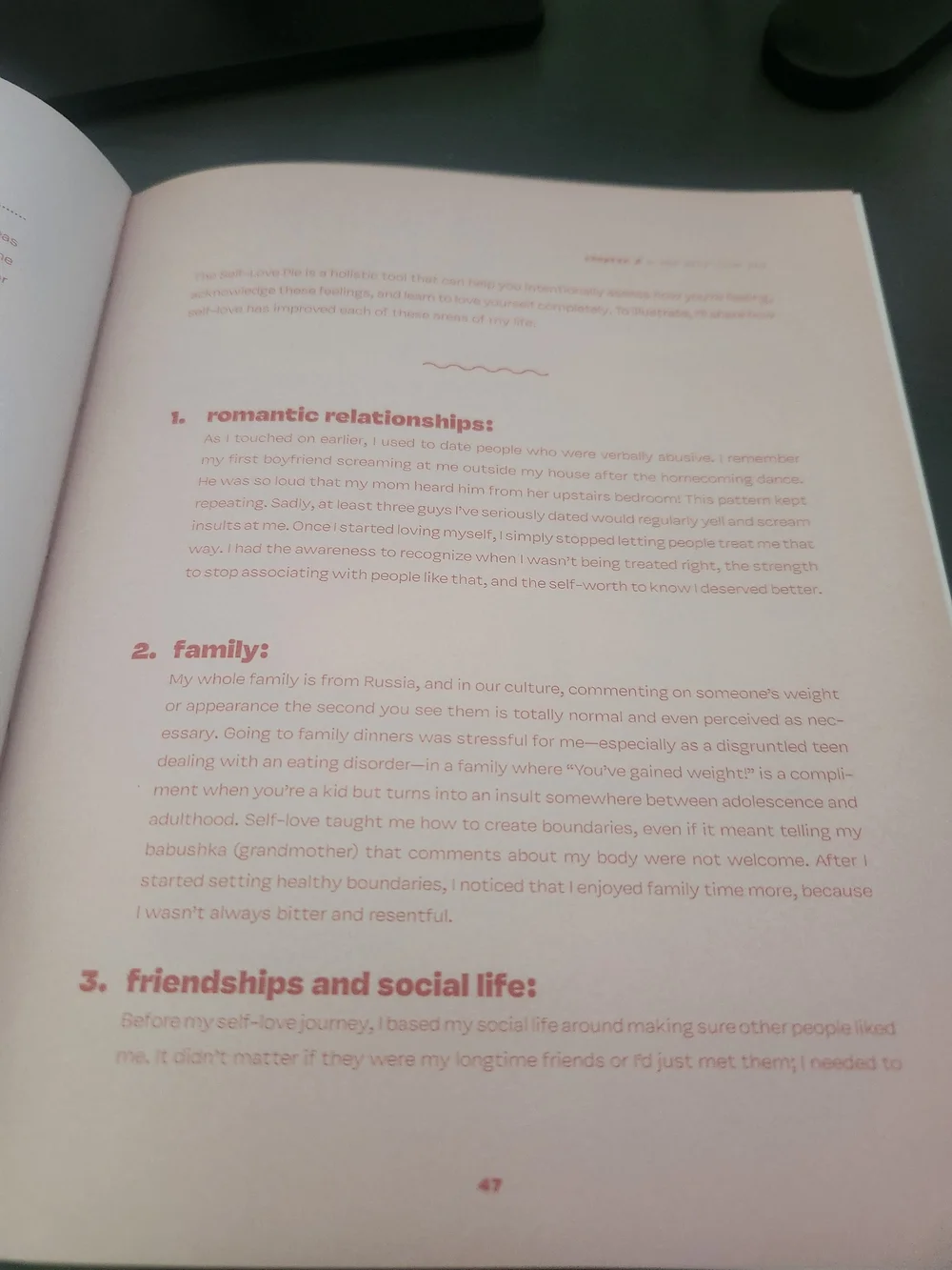 the gift of self-love Workbook - Red Cover- Preloved